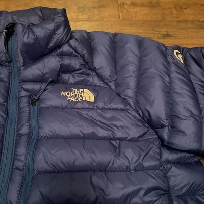 The North Face Summit Series 800 Pro Down Puffer Jacket Blue White