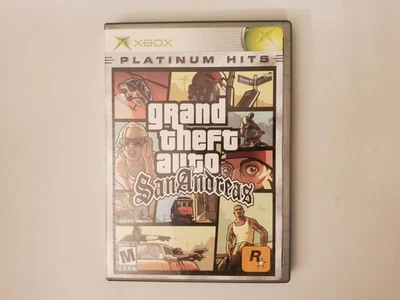 Grand Theft Auto San Andreas Platinum Hits (Xbox) Case Only - Image 1 of 2