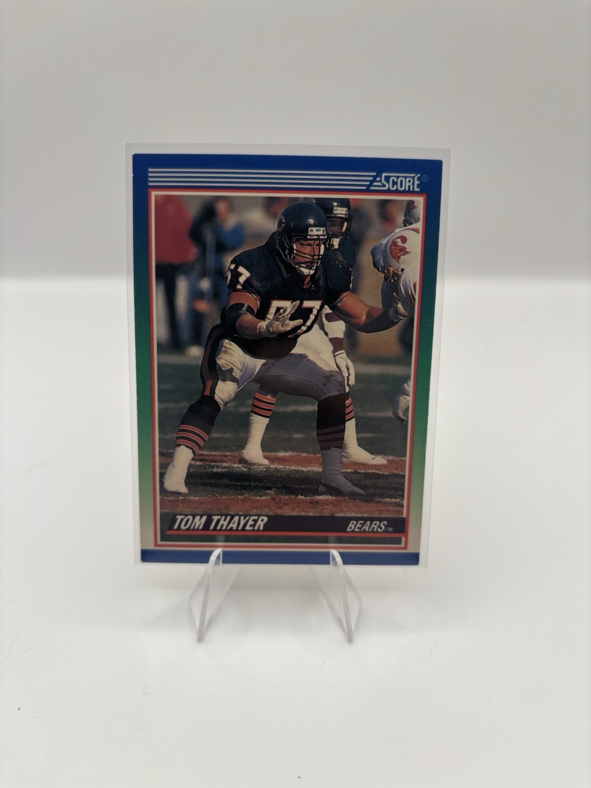 1990 Score Tom Thayer #382 Chicago Bears.