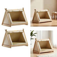 Pet Tent Bed Puppy Kennel Breathable Stylish Pet Sleeping Bed Semi Enclosed