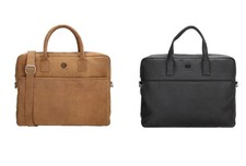 Bolso para portátil de cuero auténtico bolso para portátil 15,6 pulgadas bolso de hombro