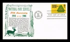 US COVER NATIONAL PARK SERVICE 50TH ANNIVERSARY FDC SCOTT 1314 KHOL KRAFT