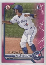 2022 Bowman Prospects Fuchsia Border 259/299 Martin Gimenez #BP-97 s3g