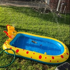 Pad Sprinkler for Kids Inflatable Sprinkler Pool Water Play Indoor Outdoor Dino