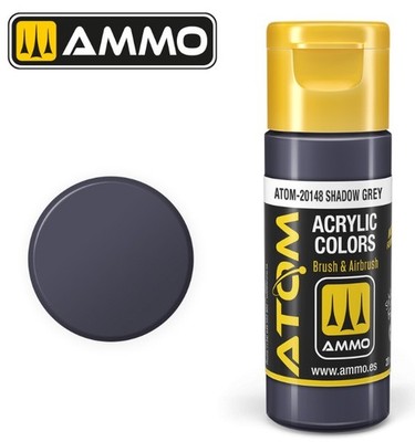Atom Shadow Grey Acrylic Paint 20ml Bottle