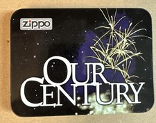 Zippo Etui LEER  OUR  CENTURY