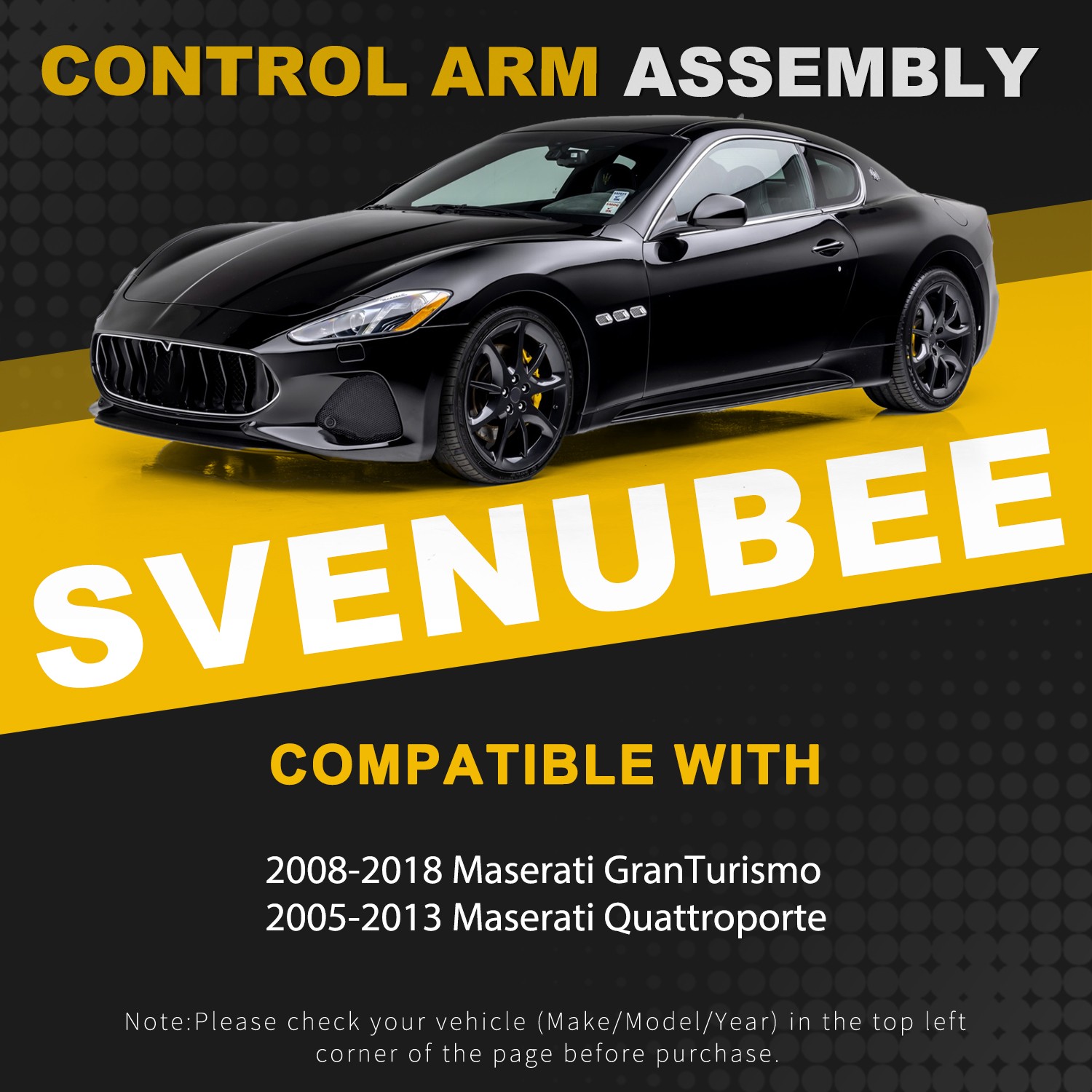 Pair For 2009-2018 Maserati GranTurismo Quattroporte Front Upper Control Arms