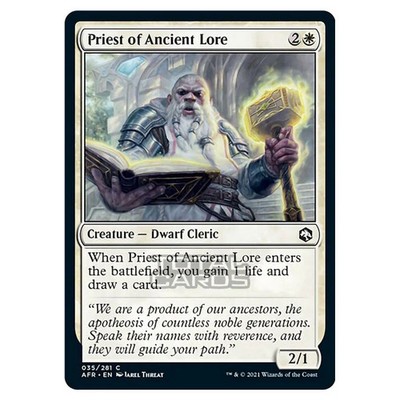 MTG Adventures in the Forgotten Realms Priester der alten Überlieferung 35/281