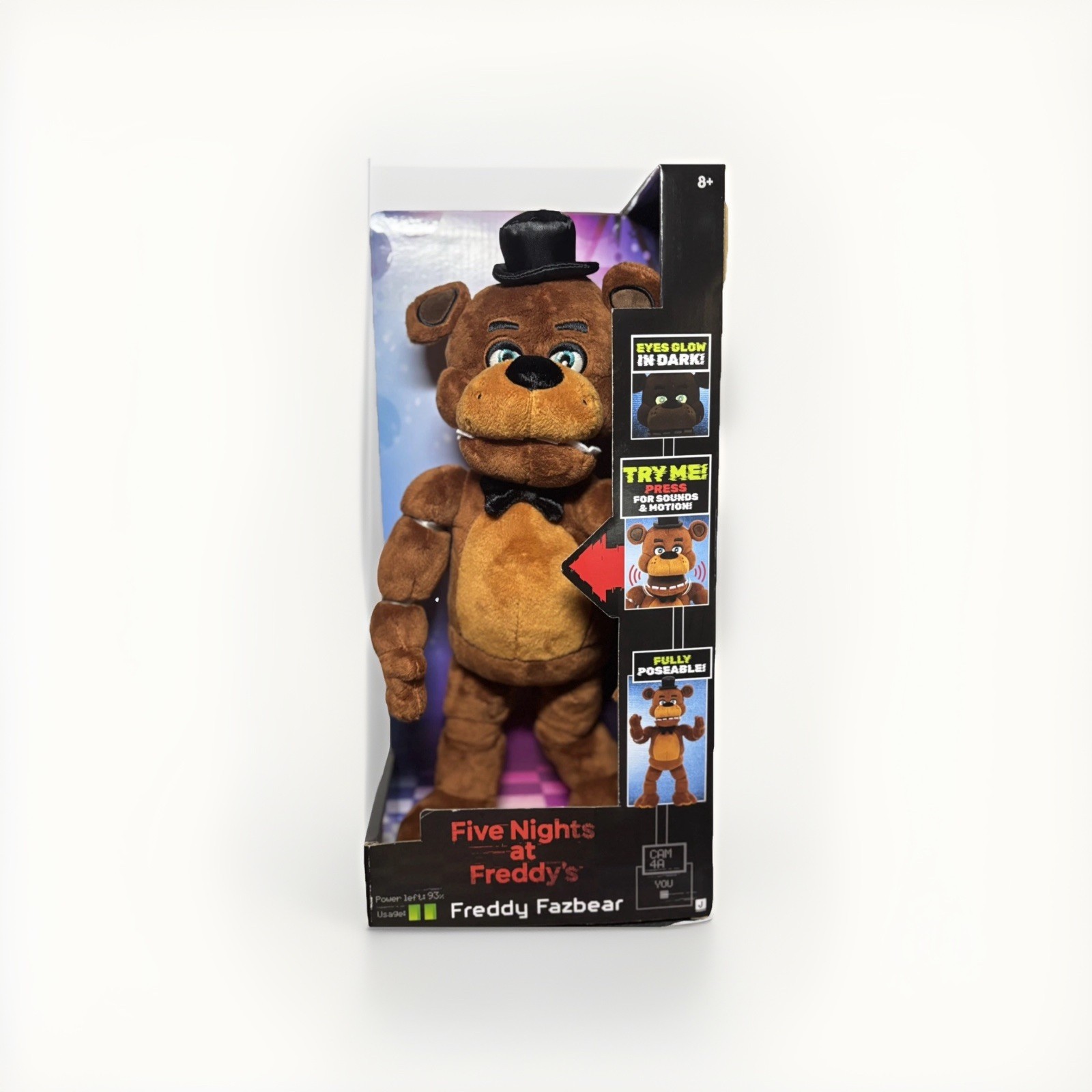 Jazwares Five Nights at Freddy's Classic Freddy Glow-in-the-Dark 14-in Plush