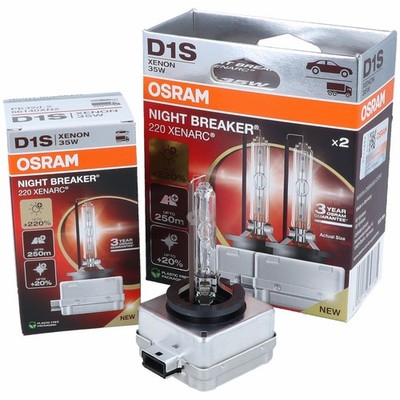OSRAM D1S NIGHT BREAKER Xenarc bis zu 220 % mehr Helligkeit Xenon für Mercedes