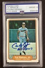 Cal Ripken Jr. Signed 1982 Fleer #176 Baseball Card HOF Insc Auto PSA/DNA 10