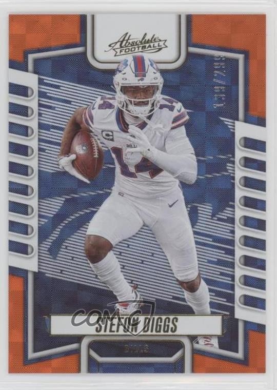 2023 Panini Absolute Orange Mosaic 139/299 Stefon Diggs #66 1g34