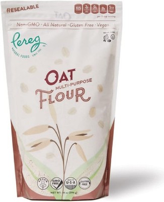 Multi-Purpose Oat Flour (14 oz) - Made From Fresh Whole Grain Oats - Use in