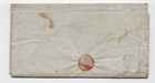 1847 Fort Wayne IN stampless letter red cDS to Waynesboro PA [7035.142] — photo 2