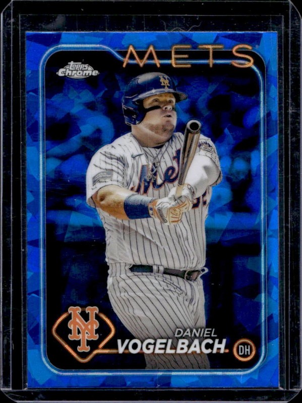 2024 Topps Chrome Sapphire Daniel Vogelbach #345 Mets