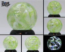 5/8" Veiligglas Yellow translucent Marble, NM small cold crease