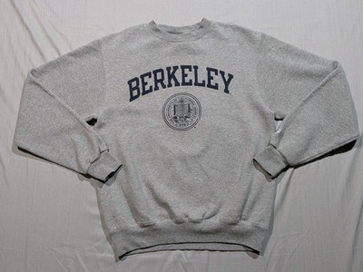 Vintage Berkeley Crew Neck Pullover Sweatershirt Champion Eco Fleece Men's Small