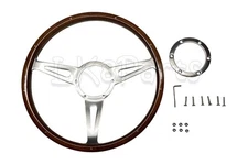 Mountney DA4877 15" Riveted Wood Rim Steering Wheel – Defender/Series