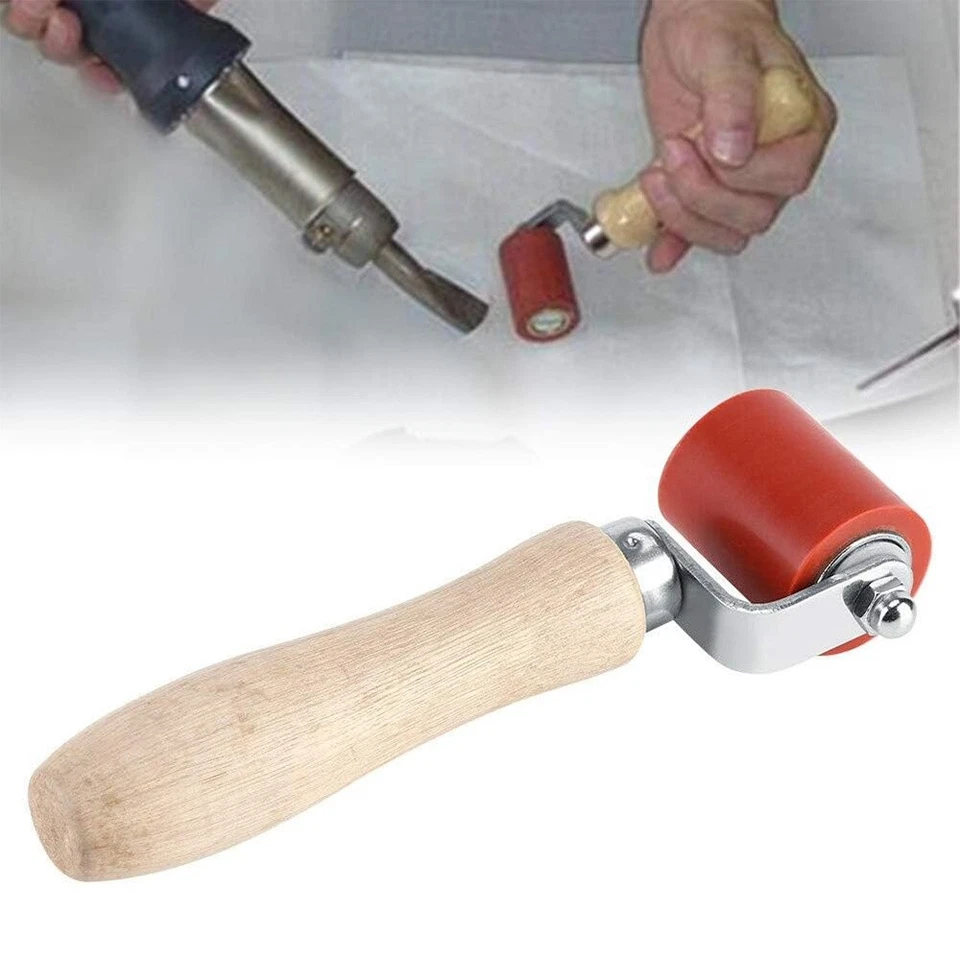 Hand-Andrückrolle 40mm Dachdecker Hitzebeständig Andrückwalze Werkzeug Silikon - Bild 3 von 4