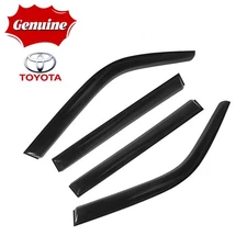 Genuine Side Window Visors w/ Black Trim Rain Guard LandCruiser 1991-1997 US