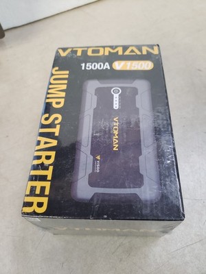 VTOMAN V1500 Car Jump Starter   1500A Portable Battery Booster for 12V Vehicles 