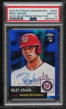 2022 Topps Chrome Platinum Anniversary 24/99 Riley Adams PSA 10 GEM MT Auto 0v2l