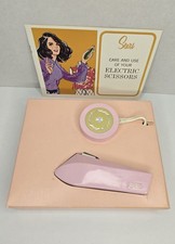 Retro Pink Sears Electric Scissors Cordless Rechargeable Open Box Vintage