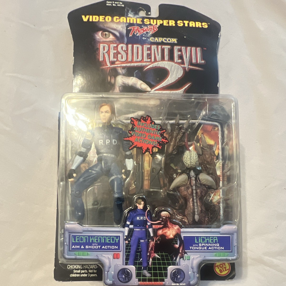 Toy Biz Video Game Super Stars Resident Evil 2 Leon Kennedy