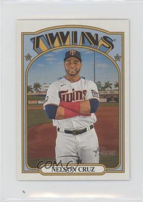 2021 Topps Heritage Mini 68/100 Nelson Cruz #307 2g8