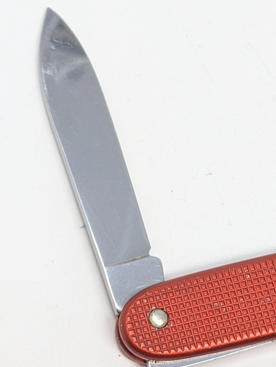Rare Victorinox Pioneer Pruner Red Alox Old Cross 93mm Swiss Army