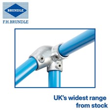 Tubeclamp / Key Clamp D Tube (48.3mm) 30? to 45?Left Hand Level to Sloping Elbow
