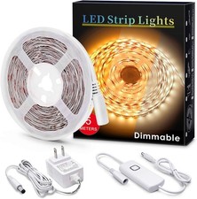 Under Cabinet Led Lighting, 16.4ft LED Strip Lights Kit with Dimmer Control