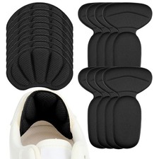 8 Pairs Back of Heel Cushion Pads for Loose Shoes, Adhesive Heel Grips Insert...