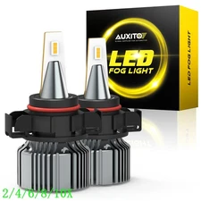 AUXITO 5202 LED Fog Light Bulbs Daytime Running Light DRL 3000k Yellow 2/6/8/10X
