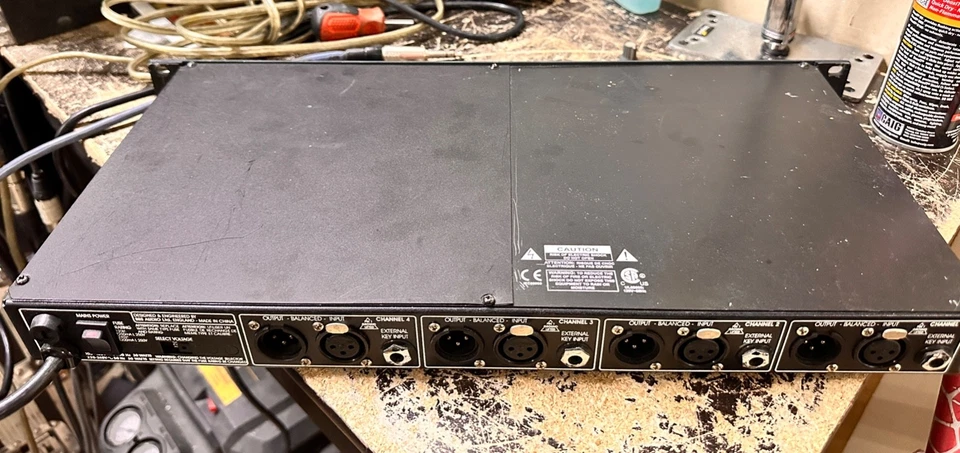 BSS Audio DPR 504 Quad 4 Channel Noise Gate - CH. 3 & 4 Not Working - READ - Image 4 of 4