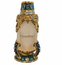 Vintage Versailles Rhinestone Perfume Glass bottle collectible bejeweled