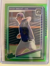 2025 Panini Optic lime green BRODY BRECHT #ed 82/149! Colorado Rockies