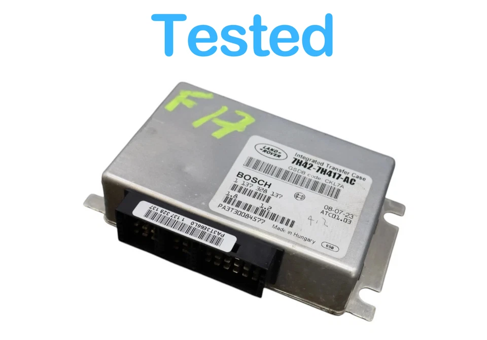 06-09 Land Range Rover Sport Transfer Case Control Module Unit 7H427H417AC Oem - Image 3 of 4