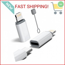 MFi Certified 27W USB C to Lightning Adapter 2 Pack - Fast Charging Data Sync,