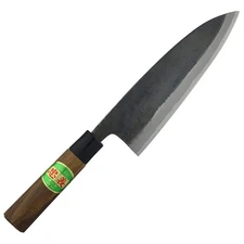 Tosahamono Knife Black Deba Knife Blue Steel No. 1 210mm