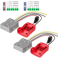 2 pack DC 18V to 12V  Step Down Converter Compatible with Milwaukee 18V Battery