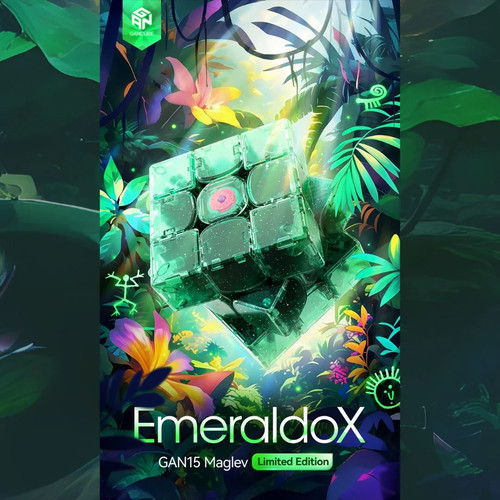 GAN 15 Maglev EmeraldoX Verano Edición Limitada 3x3 Speedcube Magnético 2025 - Imagen 2 de 10