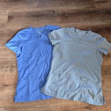 Lot Of 2 Cherokee Workwear Small Womens Scrub Tops