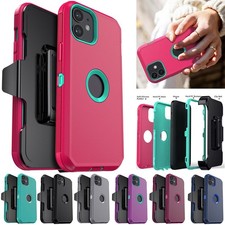 For iPhone 11 pro/11 pro max Shockproof Rubber Protective Case Cover / Belt Clip