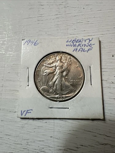 1946 Walking Liberty Half Dollar In Very Fine Condition