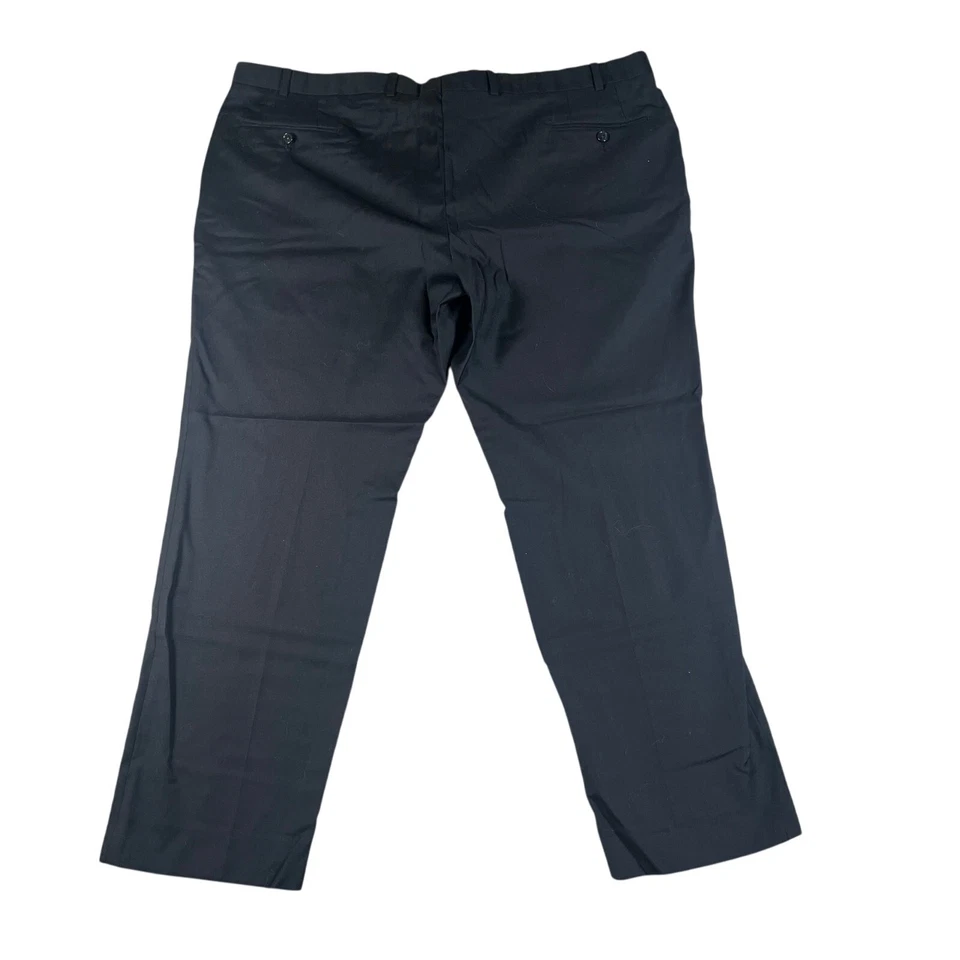 Lauren Ralph Lauren Mens Dress Pants Size 44W 30L Black Formal Wool Stretch - Image 2 of 4