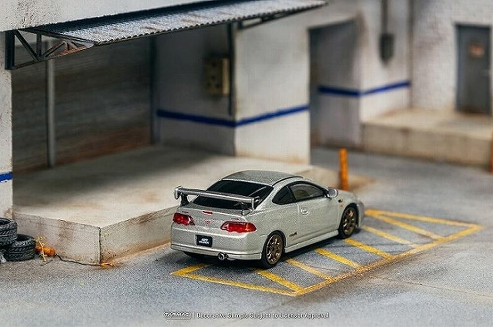 TARMAC Honda Integra Type-R DC5 無限 1/64 Tarmac Works 1/64 Honda Integra TYPE R DC5 MUGEN Silver - ROAD64