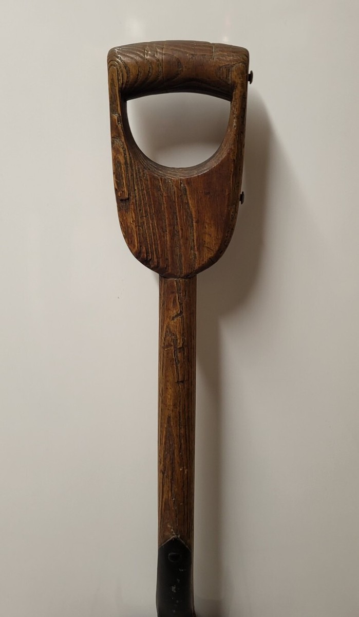 Antique 1920s 1930s CNR Railway Engine Coal Shovel D Handle