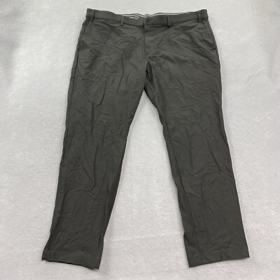 Michael Kors Bedford Pants Men 40x29 Green Classic Shirt Gripper Stretch Golf