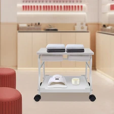 Nail Foot Bath Spa Portable Foot Bath Trolley for Pedicure Manicure Massage
